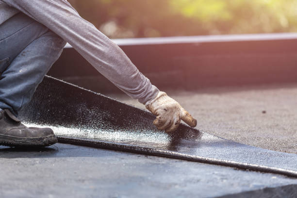 Professional Crawl Space Encapsulation technician working in New Richmond, WI